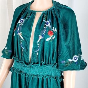 ASOS Velvet Kimono Jumpsuit